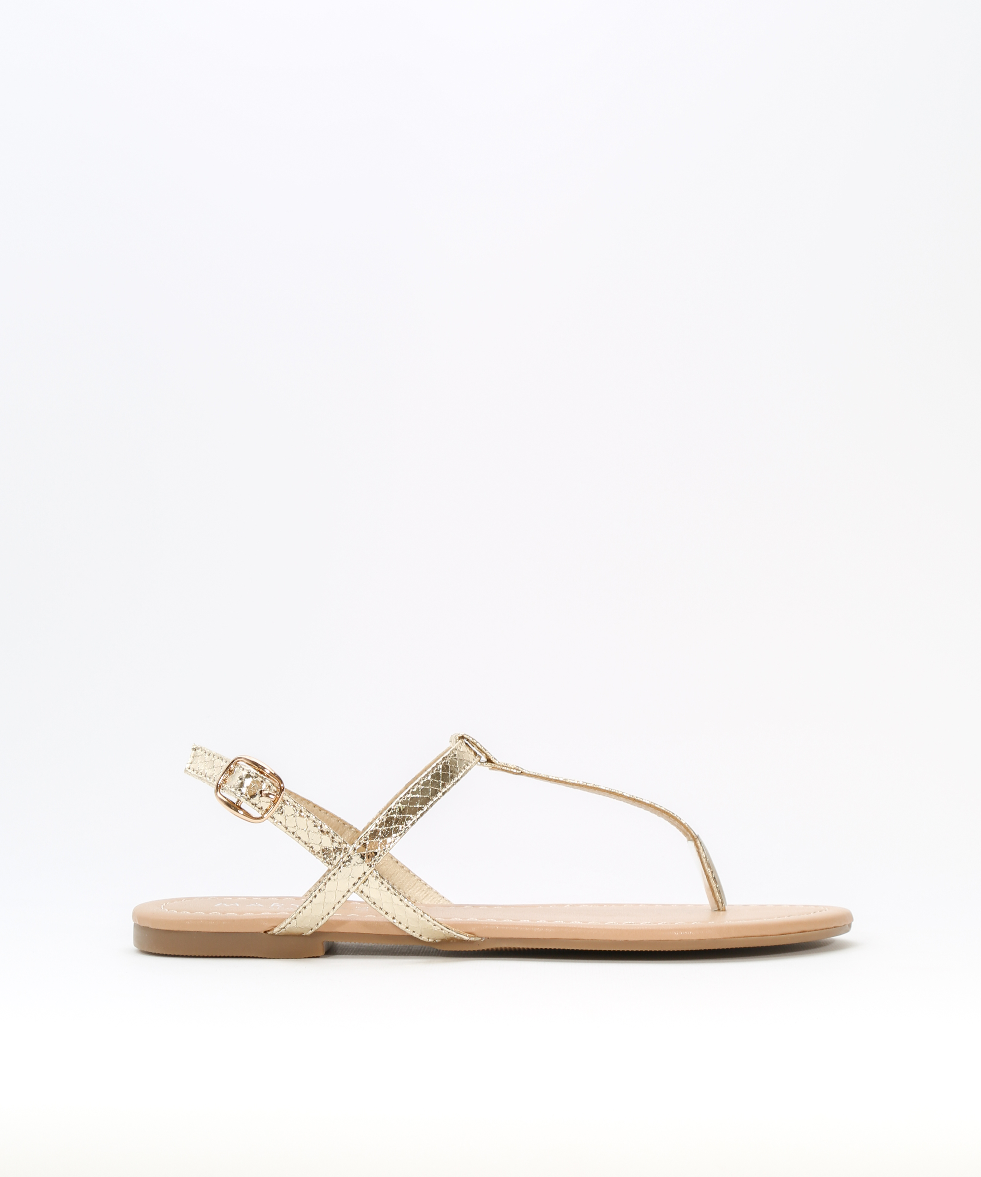 Sandalias planas dedo